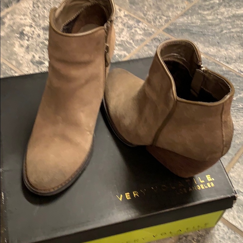 Very Volatile wedge bootie. 8